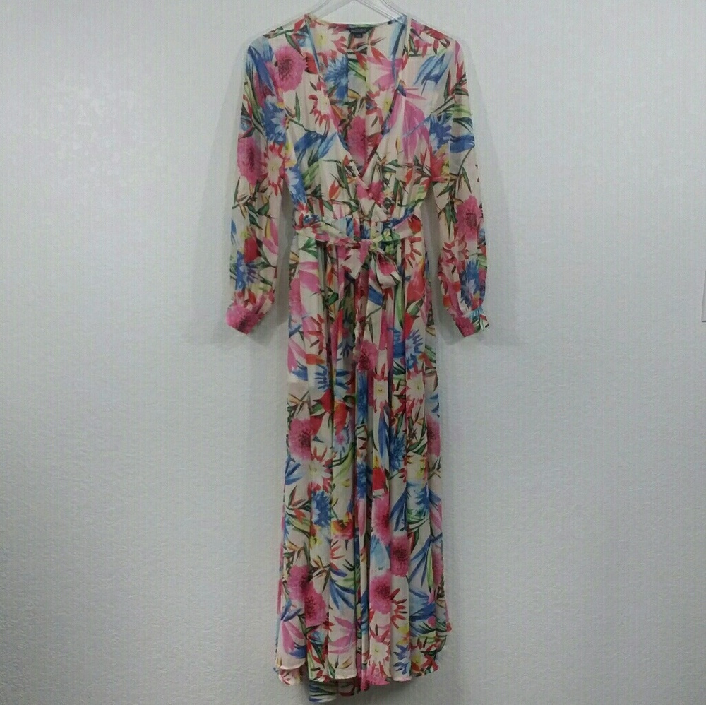 Haoduoyi Large Floral Maxi Boho Dress